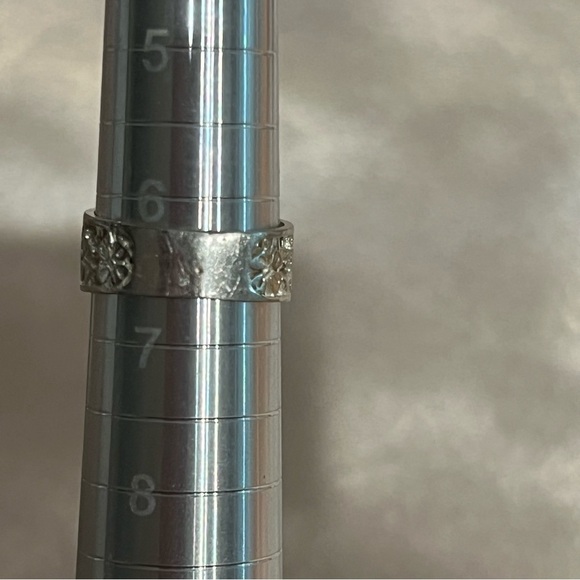 Sterling Silver 925 Good Luck Lucky Charms Luck Symbol Ring Size 6.5 - Picture 10 of 16